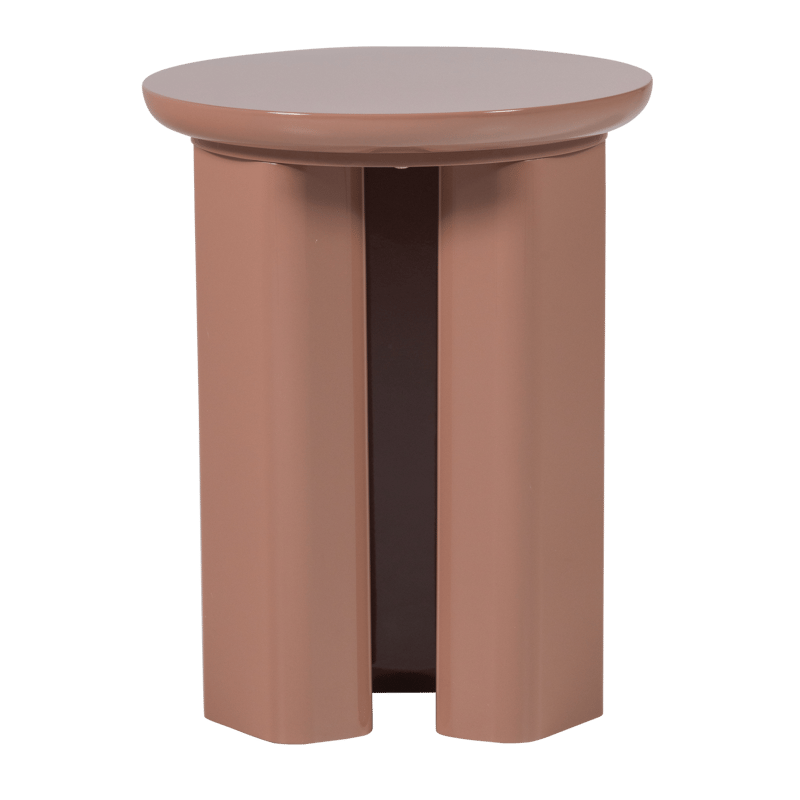 Sivupöytä Orivo 40 cm pyöreä - Vanharoosa - Huonekalut - Pöytä & ruokailuryhmä - Apupöytä & sivupöytä - Lamppupöytä