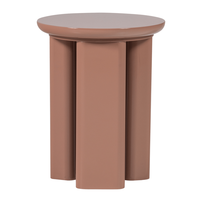 Sivupöytä Orivo 40 cm pyöreä - Vanharoosa - Huonekalut - Pöytä & ruokailuryhmä - Apupöytä & sivupöytä - Lamppupöytä