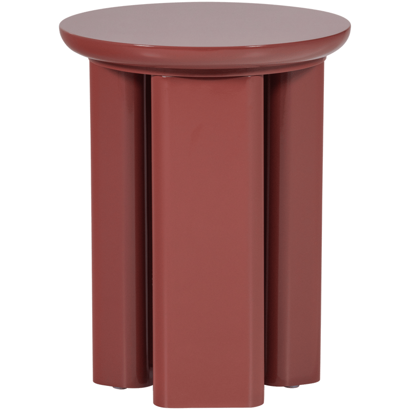 Sivupöytä Orivo 40 cm pyöreä - Punainen/Roosa - Huonekalut - Pöytä & ruokailuryhmä - Apupöytä & sivupöytä - Lamppupöytä
