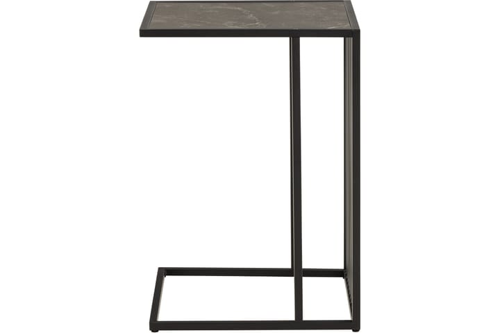 Sivupöytä Saklani 35x35 cm - Musta - Tarjotinpöytä & pikkupöytä - Lamppupöytä