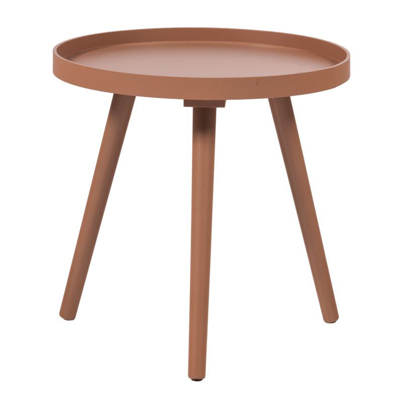 Sivupöytä Sasha 41 cm pyöreä, Vanharoosa