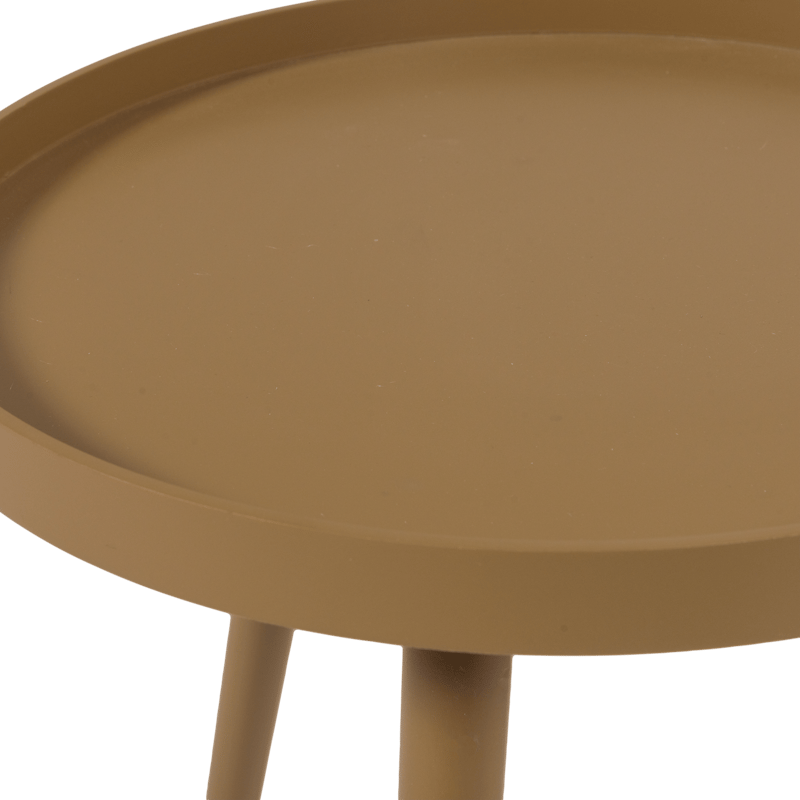 Sivupöytä Sasha 41 cm pyöreä - Hunajankeltainen - Huonekalut - Pöytä & ruokailuryhmä - Apupöytä & sivupöytä - Lamppupöytä