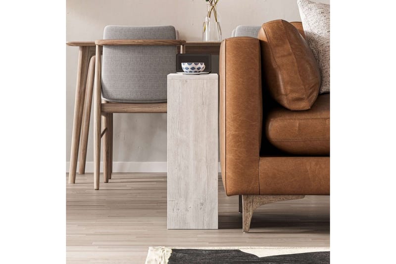 Sivupöytä Simpi Antiikinvalkoinen - Antiikinvalkoinen - Huonekalut - Pöytä & ruokailuryhmä - Apupöytä & sivupöytä - Tarjotinpöytä & pikkupöytä