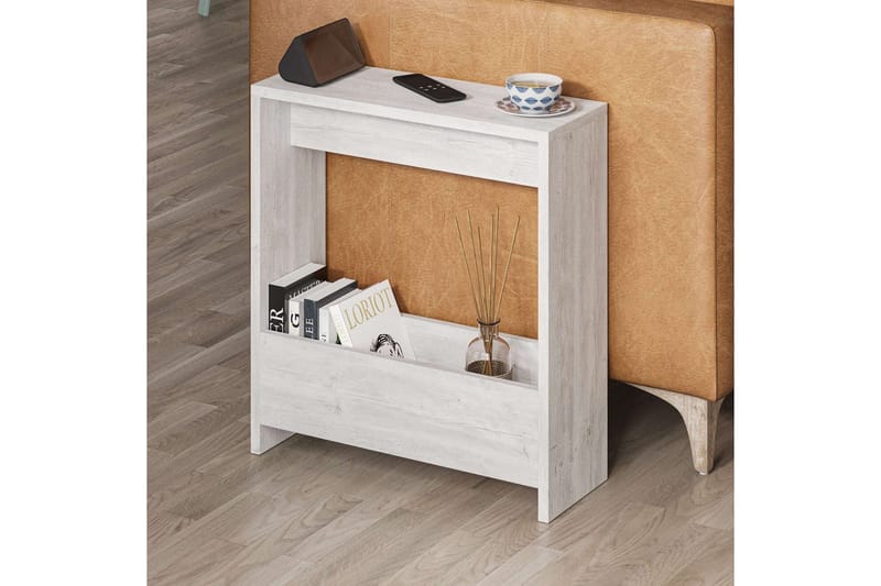 Sivupöytä Simpi Antiikinvalkoinen - Antiikinvalkoinen - Huonekalut - Pöytä & ruokailuryhmä - Apupöytä & sivupöytä - Tarjotinpöytä & pikkupöytä