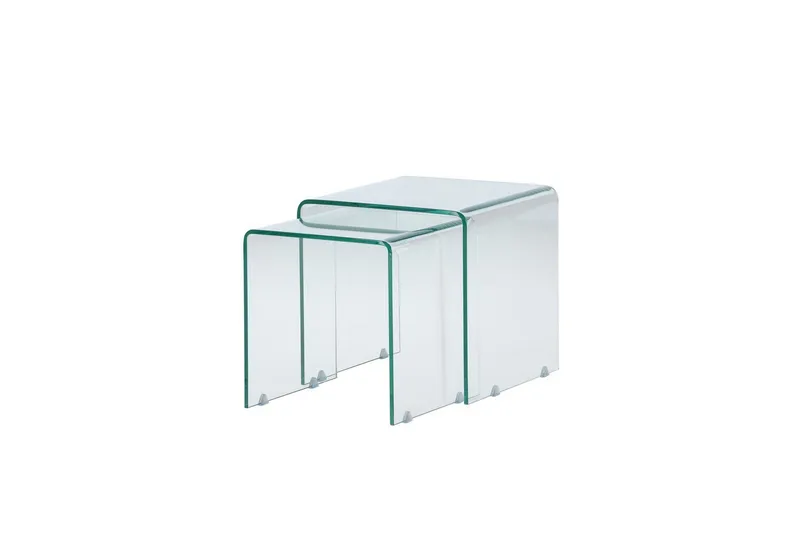 Sivupöytä Telemark - Pöytä 1: 42x42x42 Pöytä 2: 36x36x39 - Huonekalut - Pöytä & ruokailuryhmä - Apupöytä & sivupöytä - Tarjotinpöytä & pikkupöytä