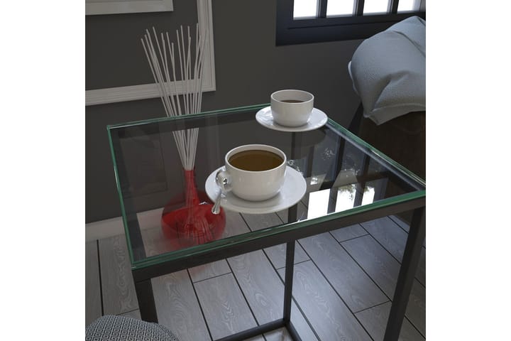 Sivupöytä Ubbeboda 35 cm - Läpinäkyvä - Tarjotinpöytä & pikkupöytä - Lamppup�öytä