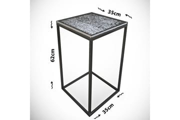 Sivupöytä Ubbeboda 35 cm - Valkoinen - Huonekalut - Pöytä & ruokailuryhmä - Apupöytä & sivupöytä - Lamppupöytä