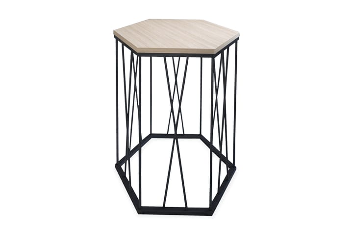 Sivupöytä Ubbeboda 40 cm Kuusikulmainen - Harmaa - Tarjotinpöytä & pikkupöytä - Lamppupöytä