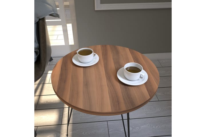 Sivupöytä Ubbeboda 40 cm - Vaaleanruskea - Tarjotinpöytä & pikkupöytä - Lamppupöytä
