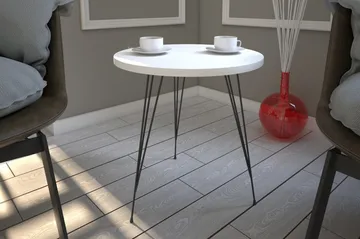 Sivupöytä Ubbeboda 40 cm - Valkoinen - Huonekalut - Pöytä & ruokailuryhmä - Apupöytä & sivupöytä - Lamppupöytä