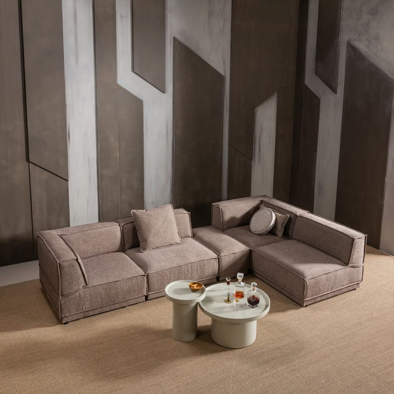 Sivupöytä Veluna 40 cm pyöreä - Hiekka - Huonekalut - Pöytä & ruokailuryhmä - Apupöytä & sivupöytä - Lamppupöytä