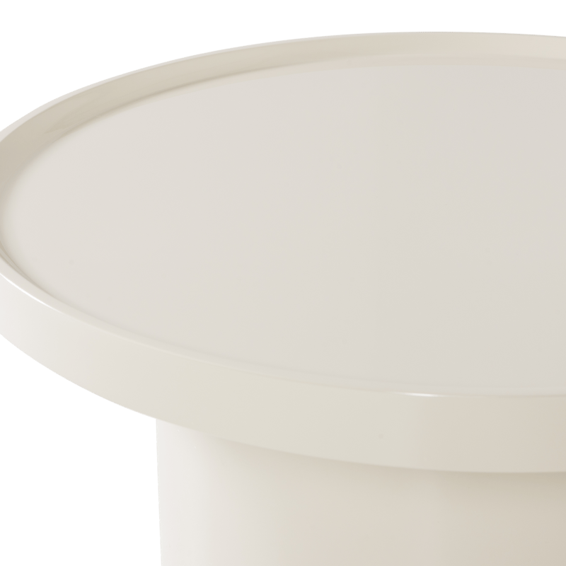 Sivupöytä Veluna 70 cm pyöreä - Hiekka - Huonekalut - Pöytä & ruokailuryhmä - Apupöytä & sivupöytä - Lamppupöytä