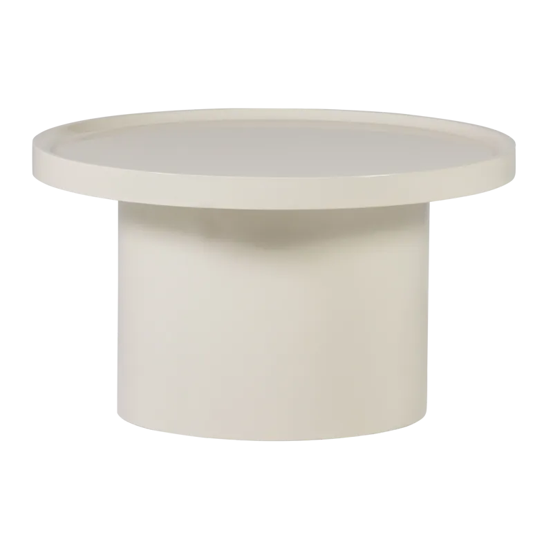 Sivupöytä Veluna 70 cm pyöreä, Hiekka