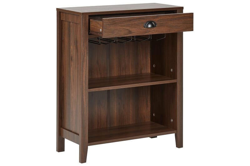 Sivupöytä Walkerston Tumma puu - Tumma puu - Huonekalut - Pöytä & ruokailuryhmä - Apupöytä & sivupöytä - Tarjotinpöytä & pikkupöytä