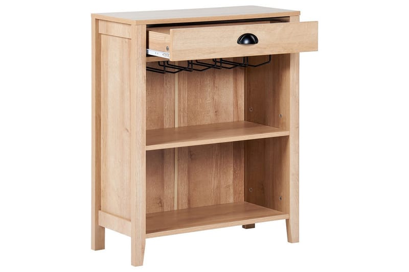 Sivupöytä Walkerston Vaalea puu - Vaalea puu - Huonekalut - Pöytä & ruokailuryhmä - Apupöytä & sivupöytä - Tarjotinpöytä & pikkupöytä