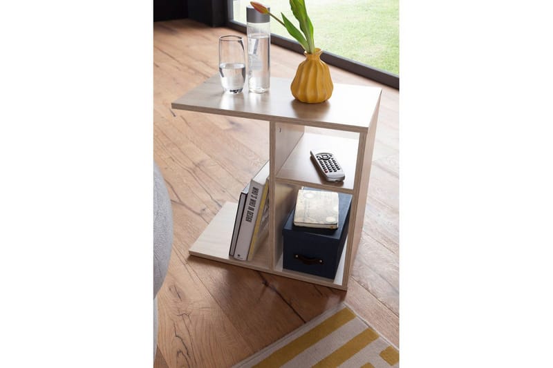 Sivupöytä Wohnling foliopäällystetty lastulevy 50 cm, moderni loft-tyyli Sonoma - Sonoma - Huonekalut - Pöytä & ruokailuryhmä - Apupöytä & sivupöytä - Tarjotinpöytä & pikkupöytä