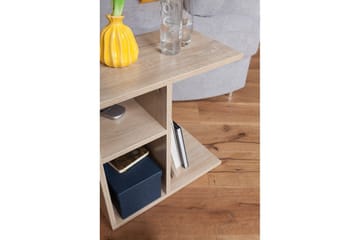 Sivupöytä Wohnling foliopäällystetty lastulevy 50 cm, moderni loft-tyyli Sonoma - Sonoma - Huonekalut - Pöytä & ruokailuryhmä - Apupöytä & sivupöytä - Tarjotinpöytä & pikkupöytä
