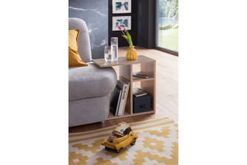 Sivupöytä Wohnling foliopäällystetty lastulevy 50 cm, moderni loft-tyyli Sonoma - Sonoma - Huonekalut - Pöytä & ruokailuryhmä - Apupöytä & sivupöytä - Tarjotinpöytä & pikkupöytä