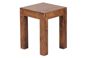 Sivupöytä Wohnling kokopuuta 35x35cm puujaloilla, maalaismainen tyyli Ruusu puu - Ruusu puu - Huonekalut - Pöytä & ruokailuryhmä - Apupöytä & sivupöytä - Tarjotinpöytä & pikkupöytä