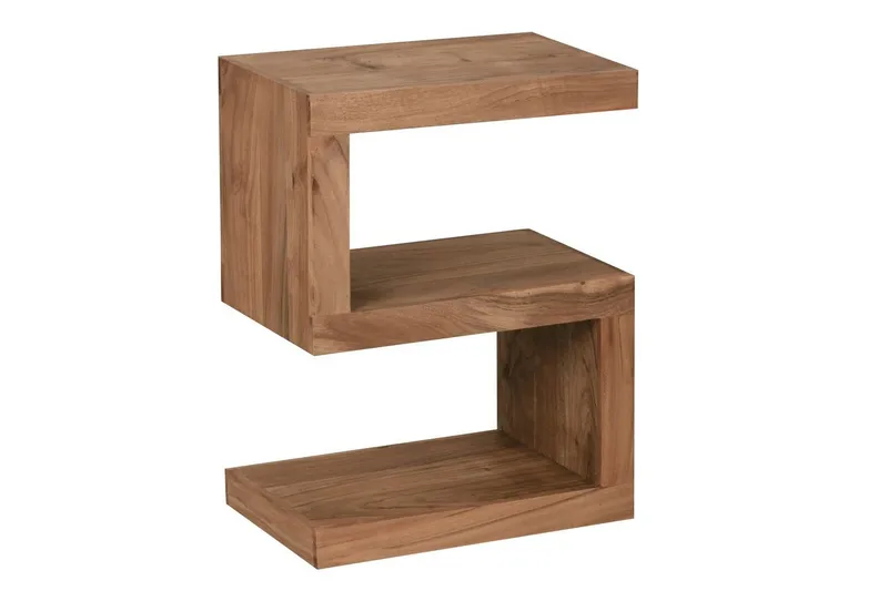 Sivupöytä Wohnling Massiivipuu, S kuutio, maalaistyylinen Akaasia, Akaasia