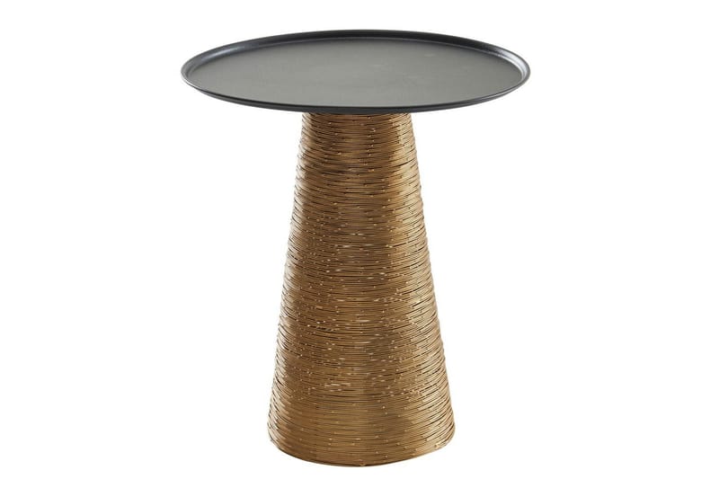 Sivupöytä Wohnling Metalli pyöreä 40 cm tarjotin optiikka pöytälevy moderni - Huonekalut - Pöytä & ruokailuryhmä - Apupöytä & sivupöytä - Tarjotinpöytä & pikkupöytä
