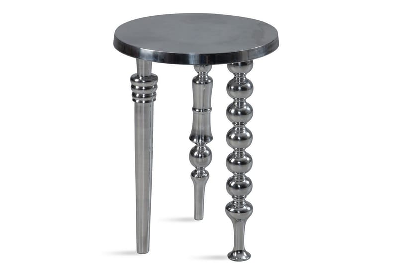 Sivupöytä Wohnling Metalli pyöreä 44 cm kolmella eri jalalla moderni - Huonekalut - Pöytä & ruokailuryhmä - Apupöytä & sivupöytä - Tarjotinpöytä & pikkupöytä