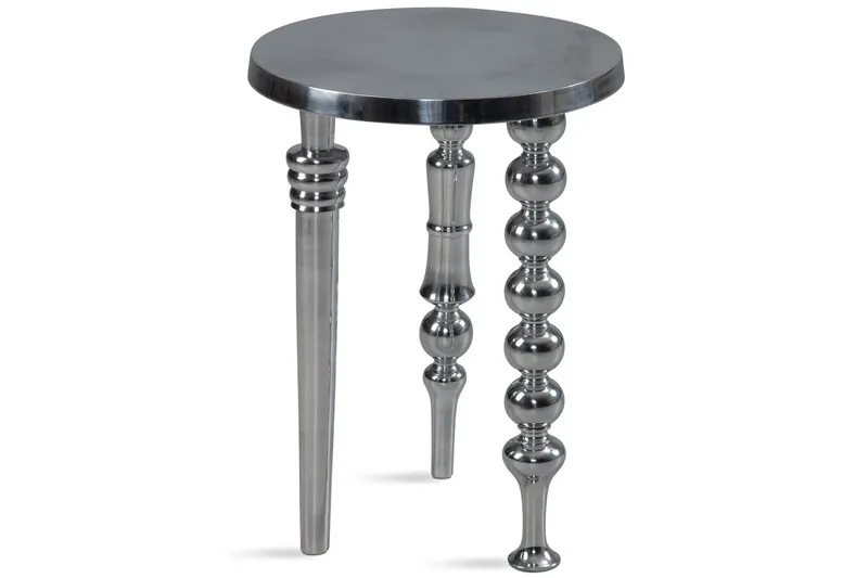 Sivupöytä Wohnling Metalli pyöreä 44 cm kolmella eri jalalla moderni, undefined