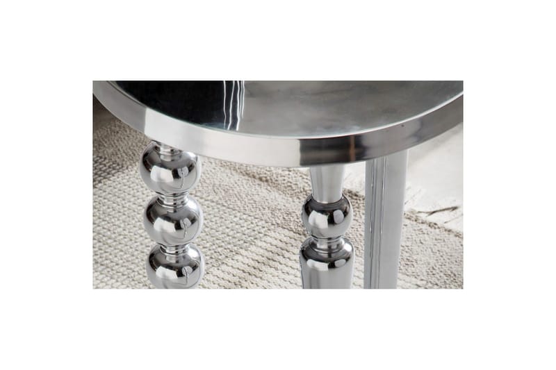 Sivupöytä Wohnling Metalli pyöreä 44 cm kolmella eri jalalla moderni - Huonekalut - Pöytä & ruokailuryhmä - Apupöytä & sivupöytä - Tarjotinpöytä & pikkupöytä