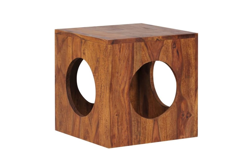 Sivupöytä Wohnling Täyspuinen kuutiotilaa maalaistyylinen - Huonekalut - Pöytä & ruokailuryhmä - Apupöytä & sivupöytä - Tarjotinpöytä & pikkupöytä