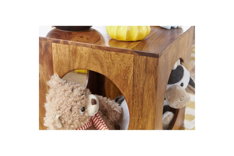 Sivupöytä Wohnling Täyspuinen kuutiotilaa maalaistyylinen - Huonekalut - Pöytä & ruokailuryhmä - Apupöytä & sivupöytä - Tarjotinpöytä & pikkupöytä