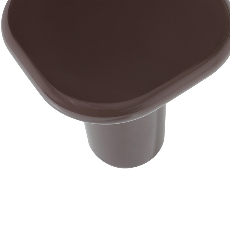 Sivupöytä Zava 50 cm - Tummanruskea - Huonekalut - Pöytä & ruokailuryhmä - Apupöytä & sivupöytä - Lamppupöytä