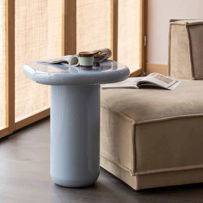 Sivupöytä Zava 50 cm, Vaaleansininen