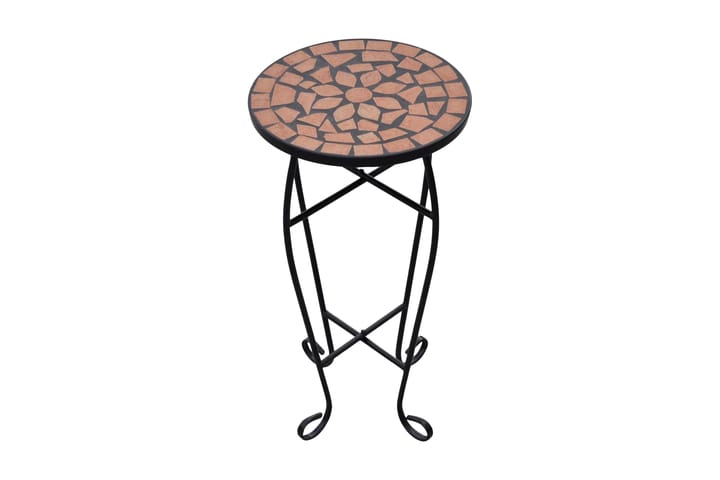 Sivupöytä/kasviteline mosaiikki terrakotta - Oranssi - Lamppupöytä - Tarjotinpöytä & pikkupöytä