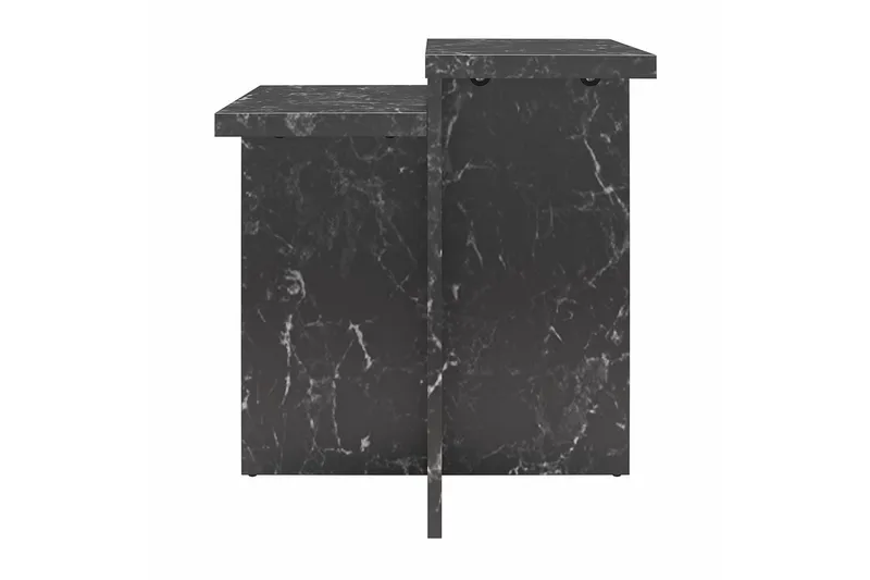 Sivupöytä/Päätypöytä Brielle Musta marmori - Musta marmori - Huonekalut - Pöytä & ruokailuryhmä - Apupöytä & sivupöytä - Lamppupöytä