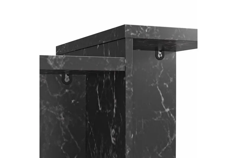 Sivupöytä/Päätypöytä Brielle Musta marmori - Musta marmori - Huonekalut - Pöytä & ruokailuryhmä - Apupöytä & sivupöytä - Lamppupöytä