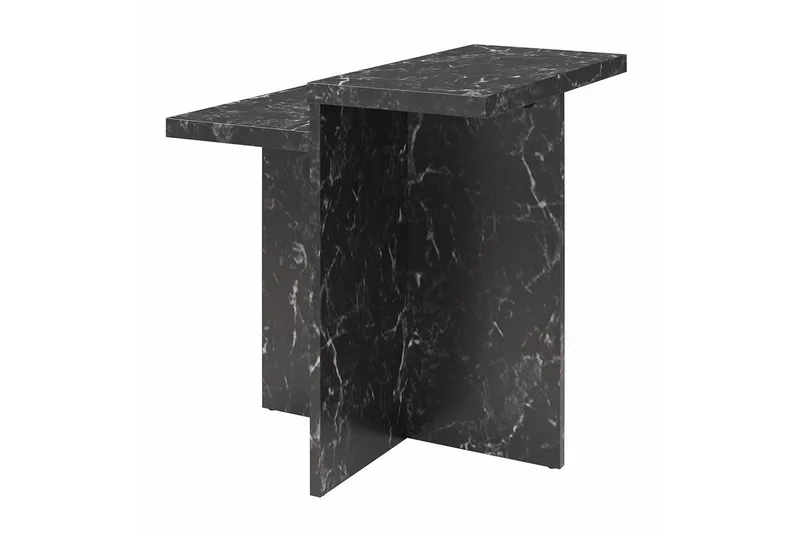 Sivupöytä/Päätypöytä Brielle Musta marmori - Musta marmori - Huonekalut - Pöytä & ruokailuryhmä - Apupöytä & sivupöytä - Lamppupöytä