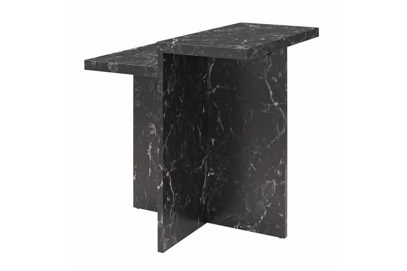 Sivupöytä/Päätypöytä Brielle Musta marmori - Musta marmori - Huonekalut - Pöytä & ruokailuryhmä - Apupöytä & sivupöytä - Lamppupöytä