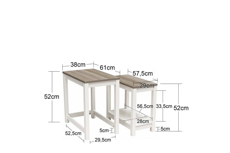 Sivupöytä/Päätypöytä Chapel Hill - Huonekalut - Pöytä & ruokailuryhmä - Apupöytä & sivupöytä - Lamppupöytä