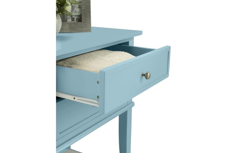 Sivupöytä/Päätypöytä Franklin Sininen - Sininen - Huonekalut - Pöytä & ruokailuryhmä - Apupöytä & sivupöytä - Lamppupöytä