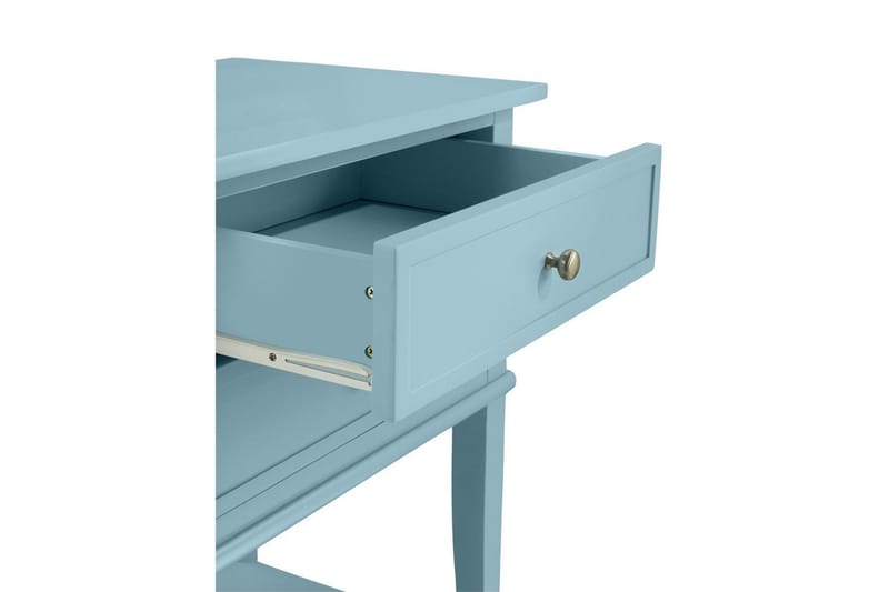 Sivupöytä/Päätypöytä Franklin Sininen - Sininen - Huonekalut - Pöytä & ruokailuryhmä - Apupöytä & sivupöytä - Lamppupöytä