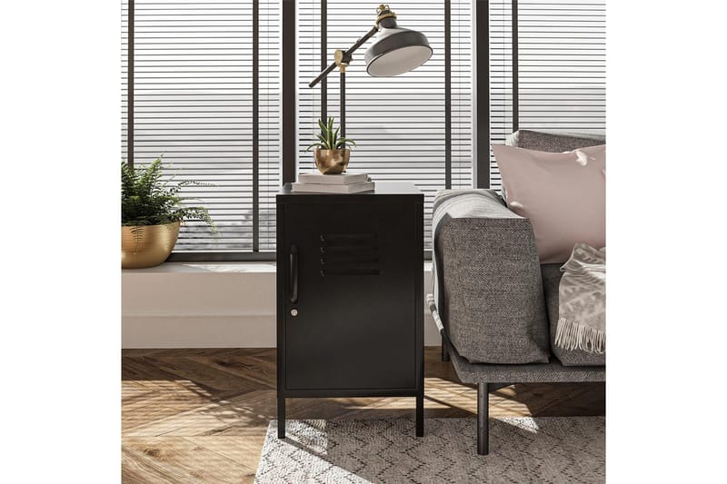 Sivupöytä/Päätypöytä Mission District Musta - Musta - Huonekalut - Pöytä & ruokailuryhmä - Apupöytä & sivupöytä - Lamppupöytä