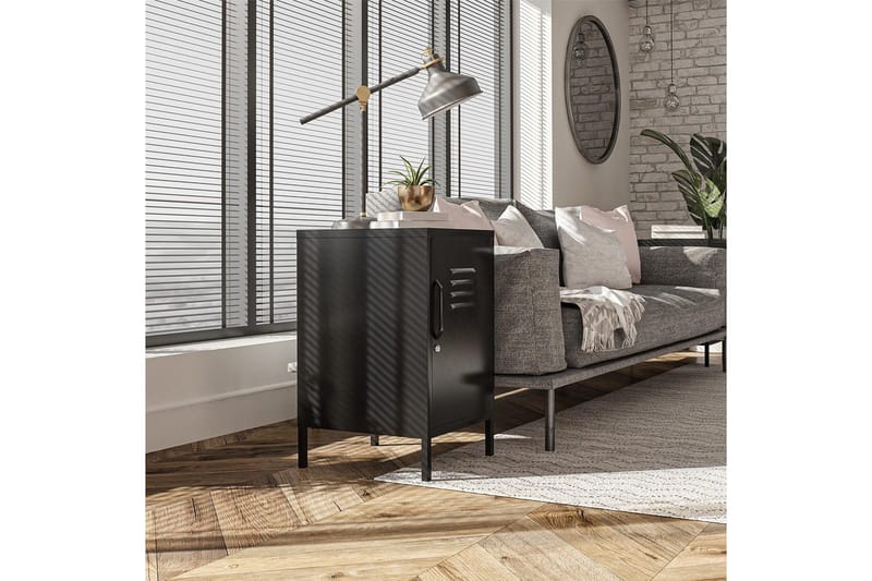 Sivupöytä/Päätypöytä Mission District Musta - Musta - Huonekalut - Pöytä & ruokailuryhmä - Apupöytä & sivupöytä - Lamppupöytä