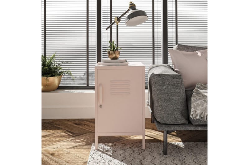 Sivupöytä/Päätypöytä Mission District Vaaleanpunainen - Vaaleanpunainen - Huonekalut - Pöytä & ruokailuryhmä - Apupöytä & sivupöytä - Lamppupöytä