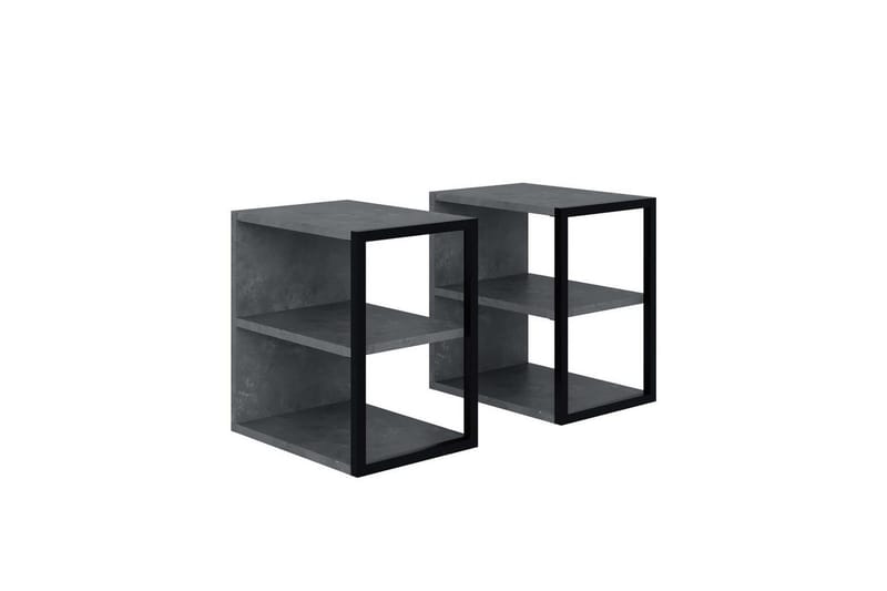 Sivupöytäsetti Kaiku Retro harmaa - Retro harmaa - Huonekalut - Pöytä & ruokailuryhmä - Apupöytä & sivupöytä - Tarjotinpöytä & pikkupöytä