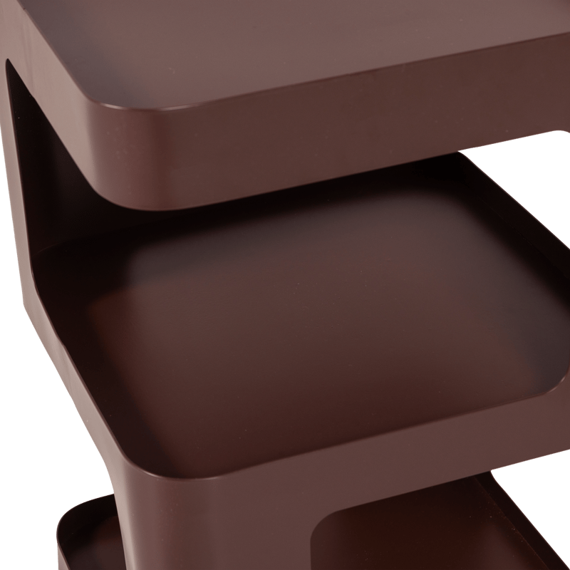 Sivupöytä/Yöpöytä Riv 35 cm - Lila/Ruskea - Huonekalut - Pöytä & ruokailuryhmä - Apupöytä & sivupöytä - Yöpöytä