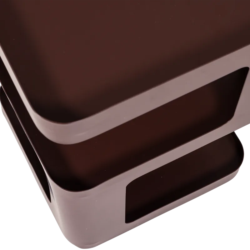 Sivupöytä/Yöpöytä Riv 35 cm - Lila/Ruskea - Huonekalut - Pöytä & ruokailuryhmä - Apupöytä & sivupöytä - Yöpöytä