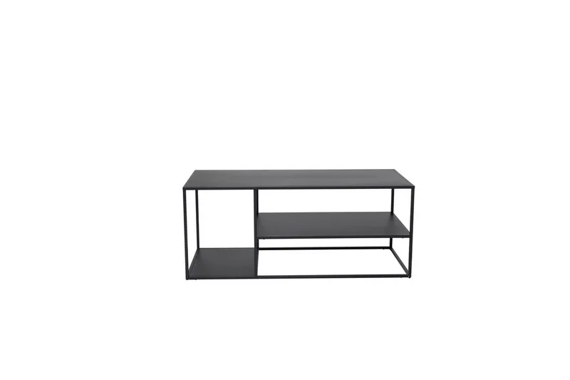 Sohvapöytä Staal, Musta, 120x50x50