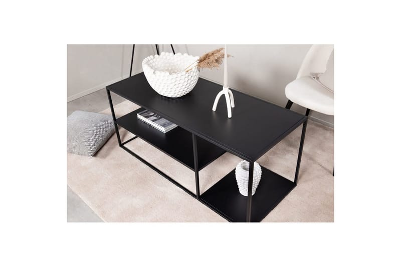 Sohvapöytä Staal - Musta, 120x50x50 - Huonekalut - Pöytä & ruokailuryhmä - Apupöytä & sivupöytä - Konsolipöytä