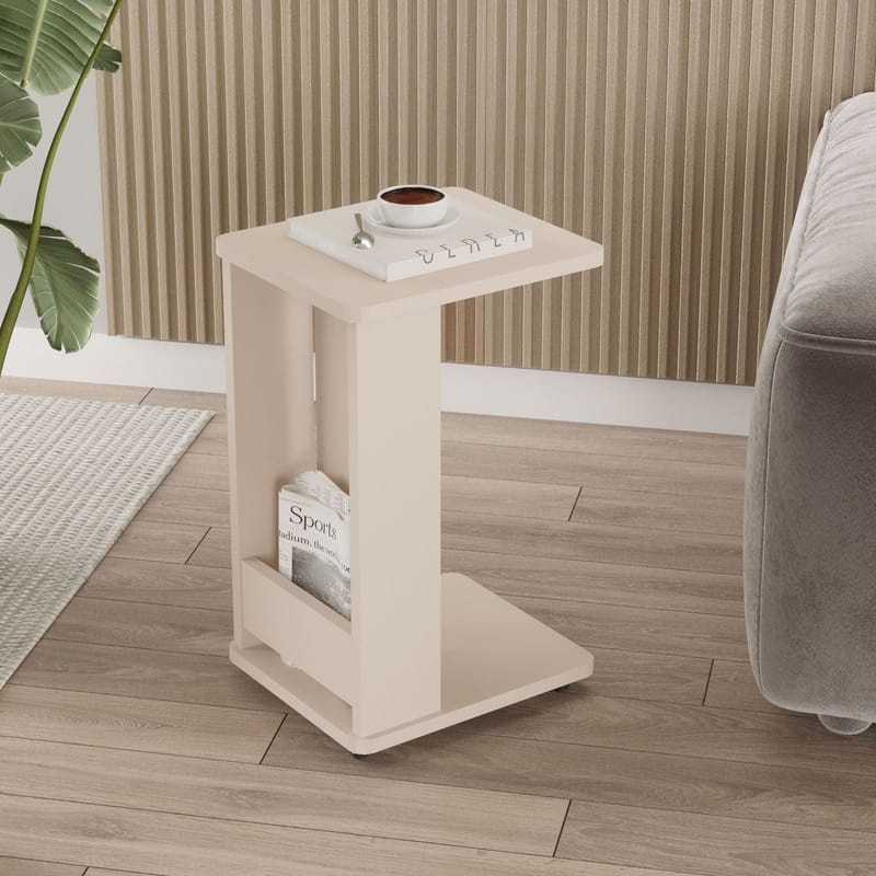 Solven sivupöytä 32x42x55 cm - Hiekka - Huonekalut - Pöytä & ruokailuryhmä - Apupöytä & sivupöytä - Tarjotinpöytä & pikkupöytä