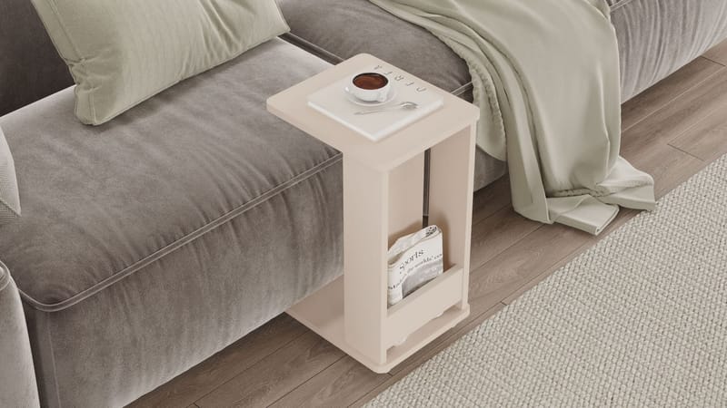 Solven sivupöytä 32x42x55 cm - Hiekka - Huonekalut - Pöytä & ruokailuryhmä - Apupöytä & sivupöytä - Tarjotinpöytä & pikkupöytä